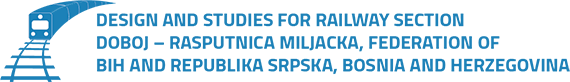 Design and studies for railway section Doboj – Rasputnica Miljacka Logo